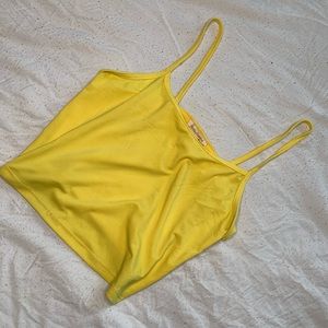 Yellow Crop Top